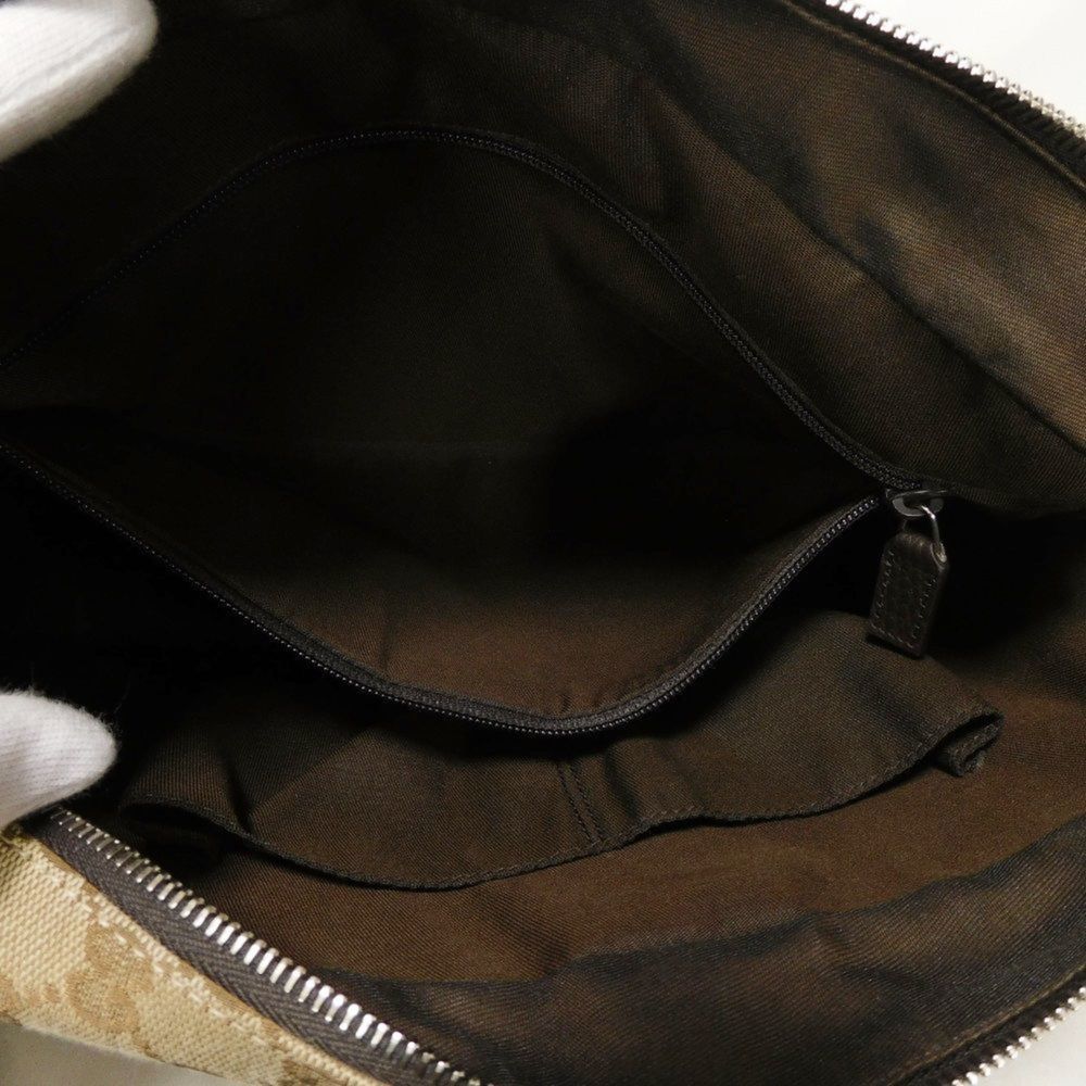 GUCCI Authentic Cream Canvas Shoulder Bag - Picture 11 of 16